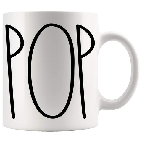 Moon9xx POP taza de café, vista frontal, ideal para regalar.