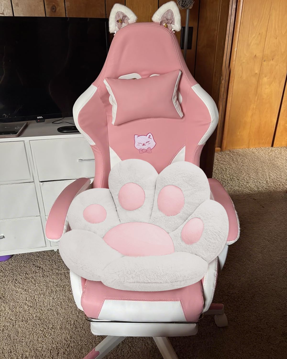 Moonbeeki cojin-pata-gato-silla dormitorio para decoración y confort
