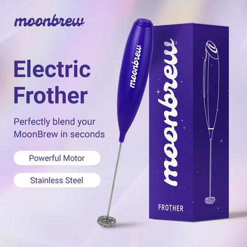 MoonBrew diseño compacto y ergonómico para uso cómodo.