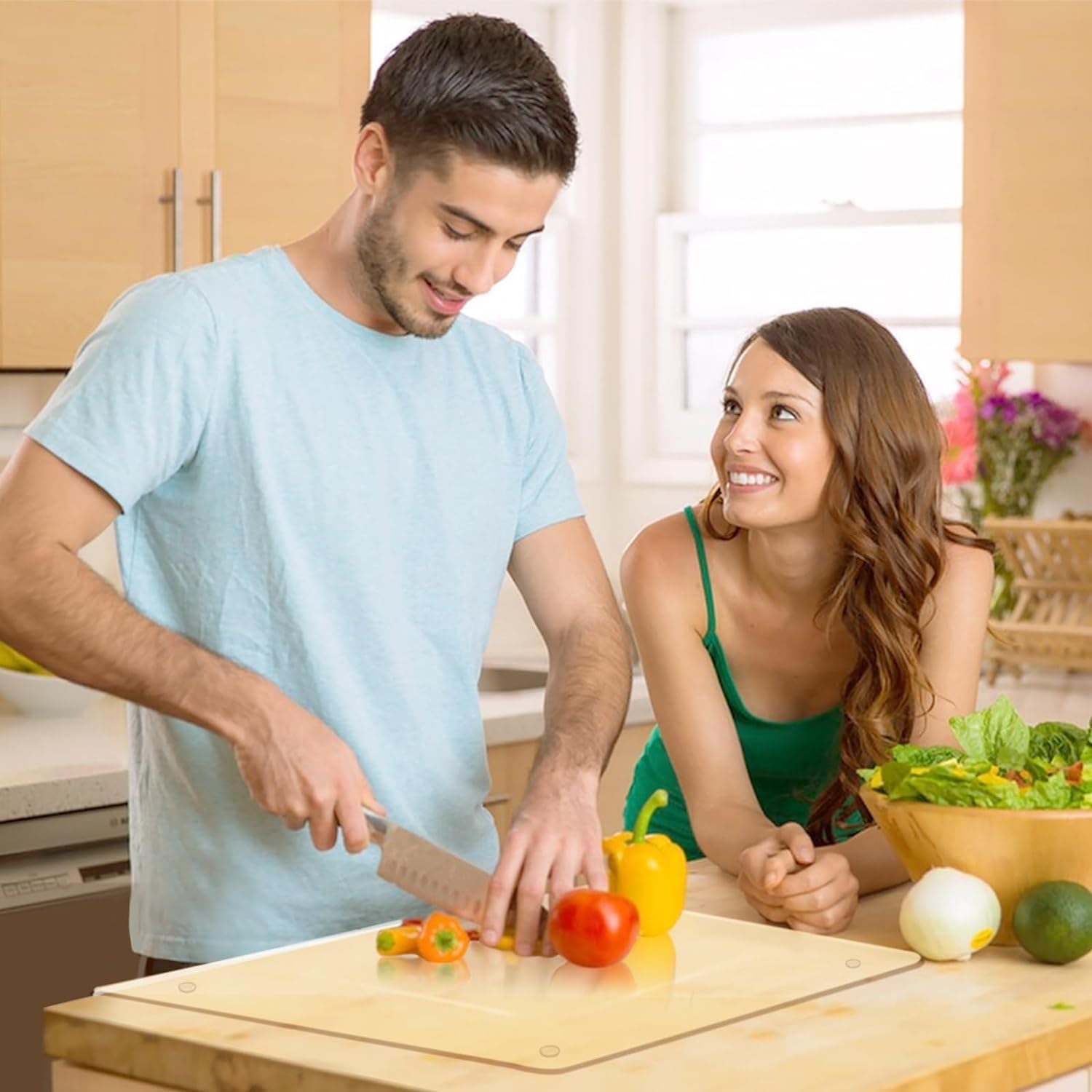 Tabla duradera libre de BPA para uso diario en la cocina de MoooOope