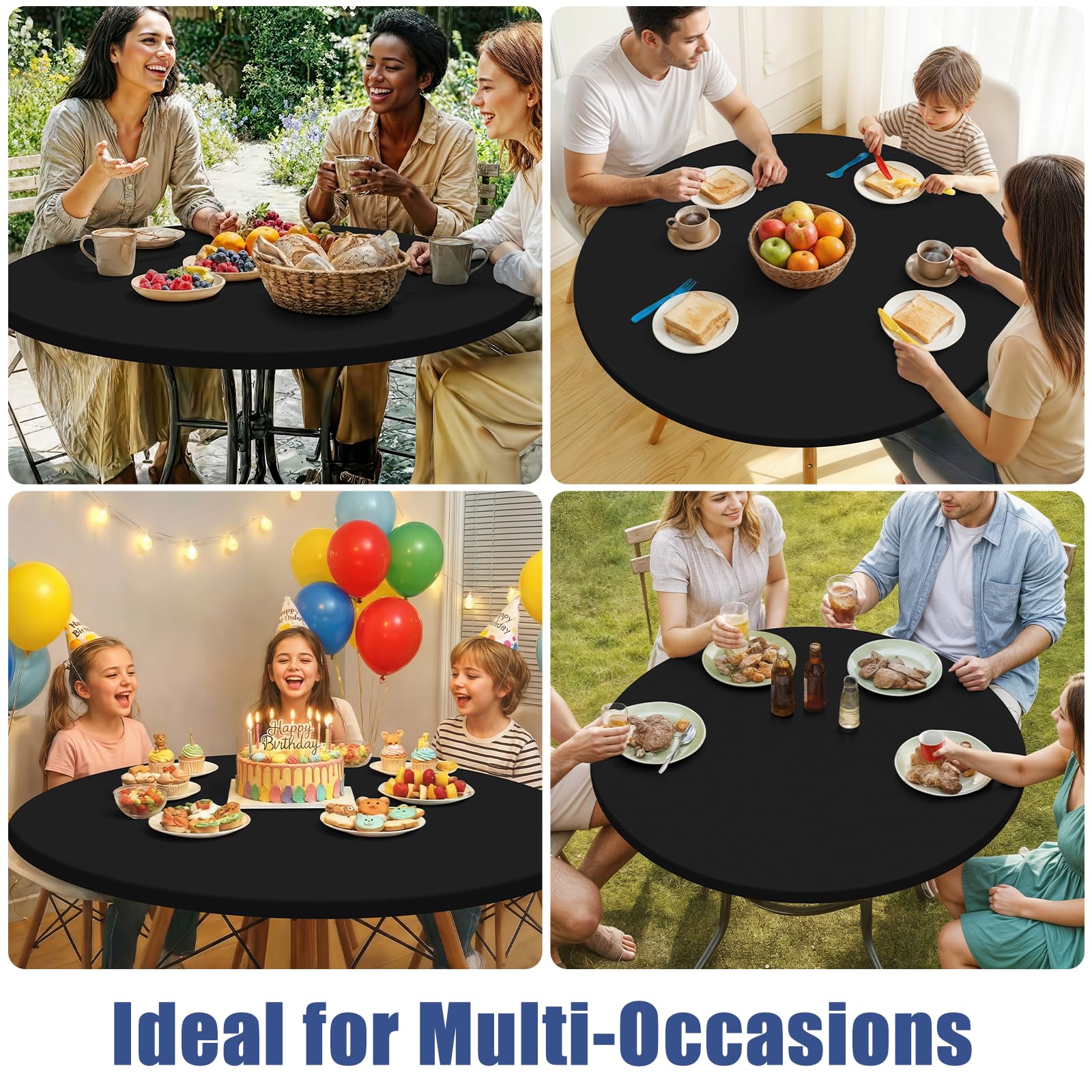 Moosfor mantel diseño versátil para mesas 45-56 pulgadas.