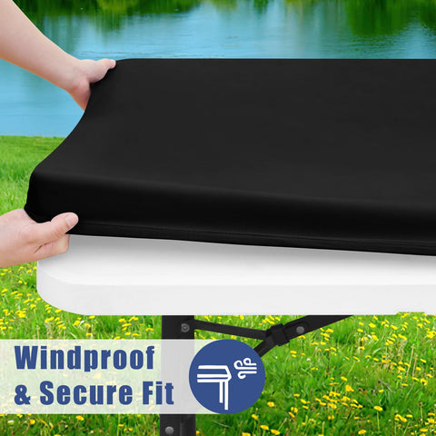Moosfor mantel spandex resistente al viento facilita montaje rapido al aire libre.