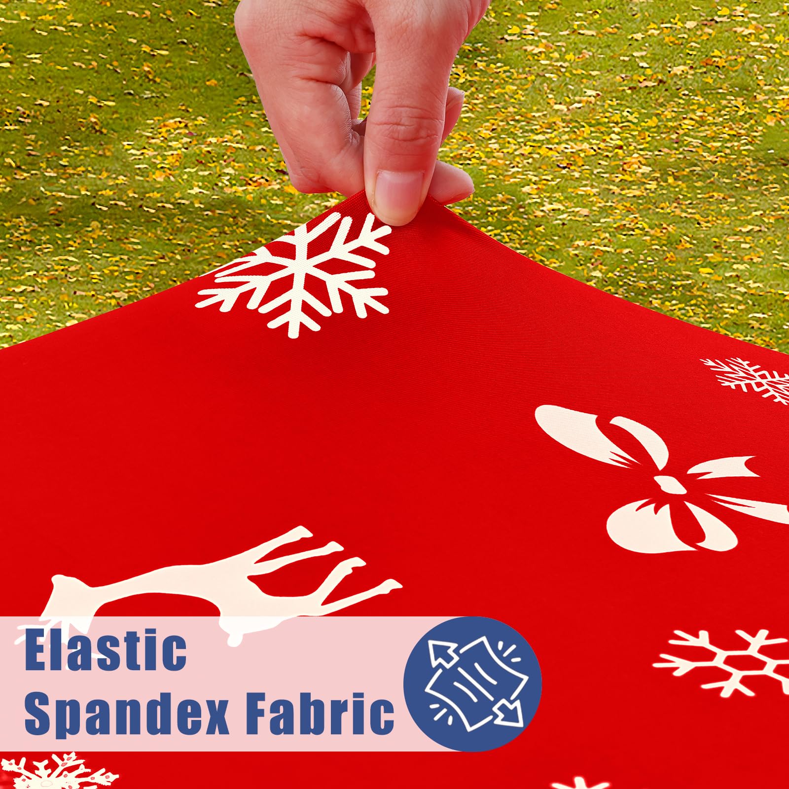 Moosfor Spandex mantel, borde elástico para fijación estable