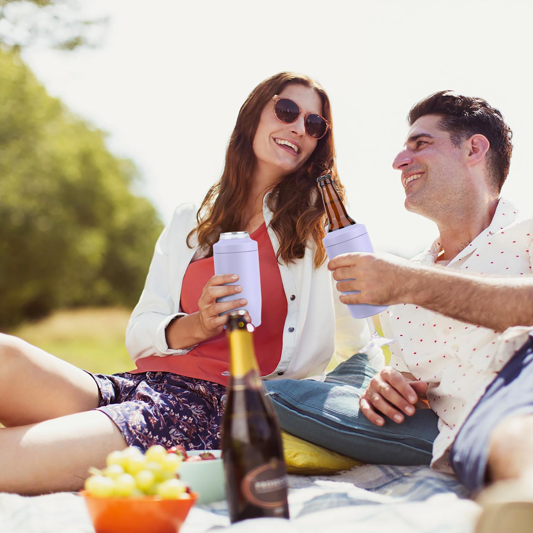 MoreFeel 4-en-1, regalo ideal para fiestas y celebraciones lavanda polvoriento.