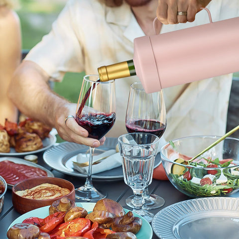 MoreFeel dispositivo portátil para picnics y viajes con vino