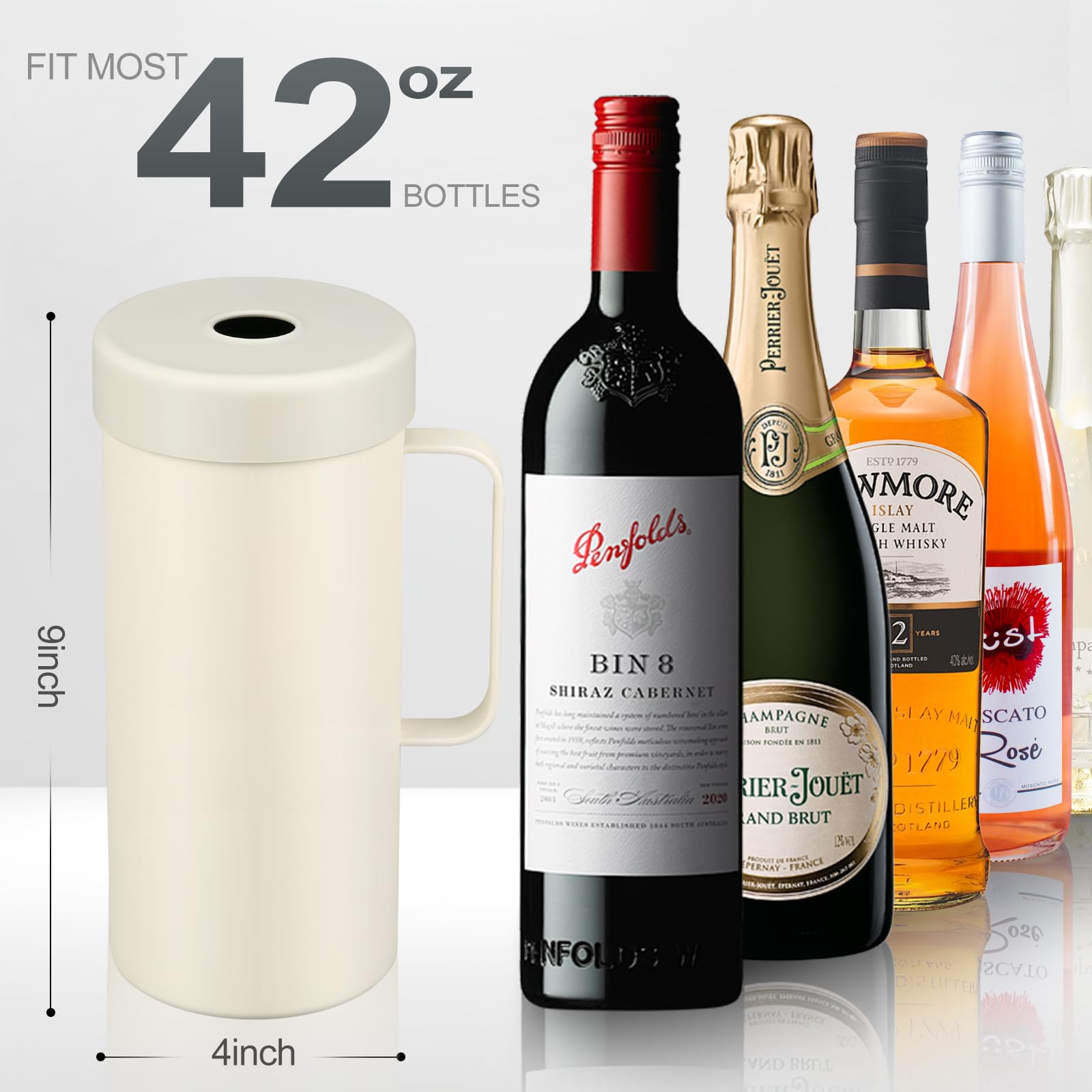 MoreFeel vaso gigante para vino, para servir con estilo.
