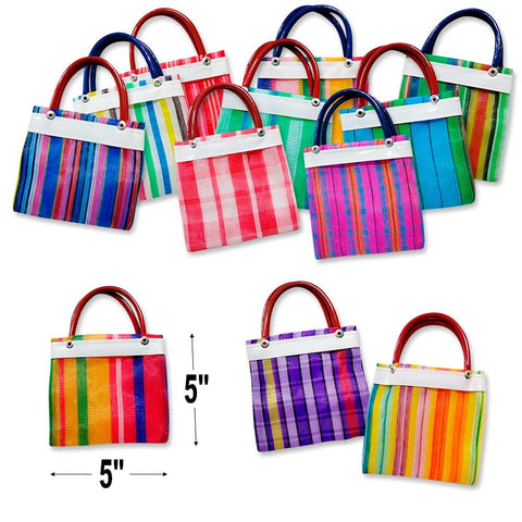 More Fiesta bolsas mercado mini 5x5 detalle de la trama alta para un acabado elegante