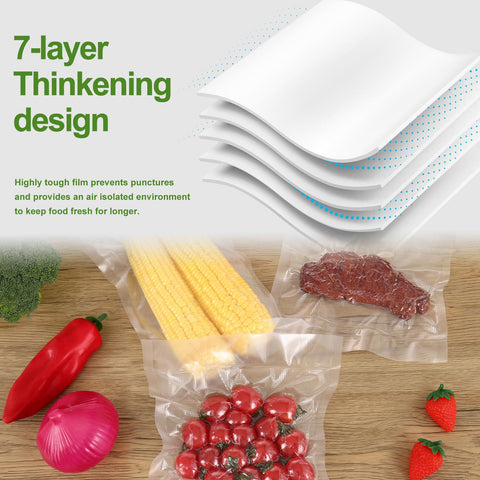 Moretoes bolsas libres de BPA para uso seguro de alimentos crudos o cocinados.