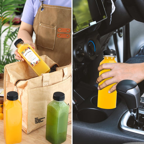 Moretoes set de 42 botellas reutilizables, solución completa para bebidas y almacenamiento.