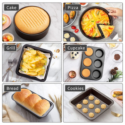 Morfakit moldes para pastel y muffins, perfectos para hornear en casa