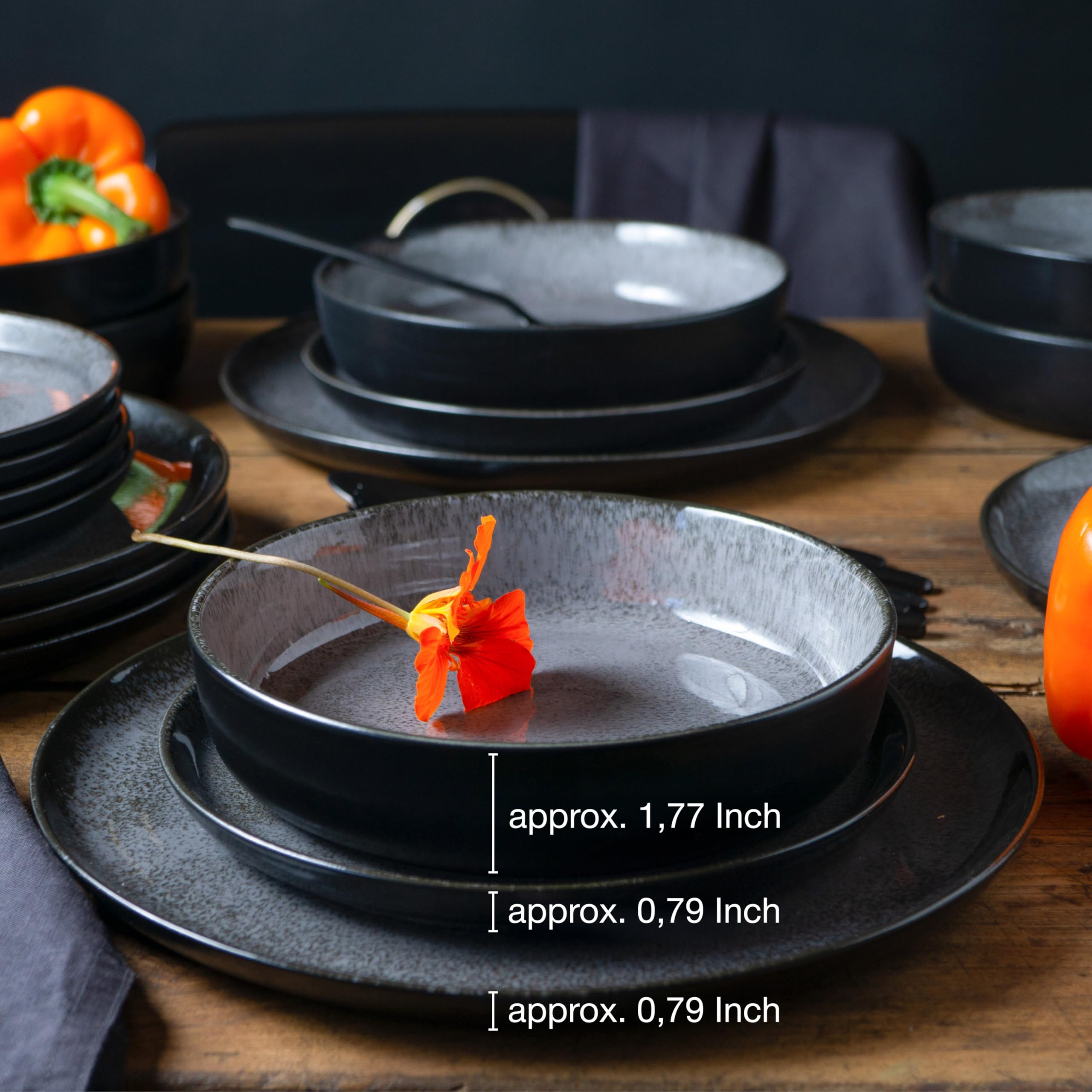 Moritz Moritz VIDA diseño gris piedra para mesa moderna