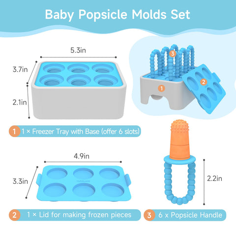 Morlike Living Baby Tiny Pops: base ant-tip para estabilidad segura durante el uso.