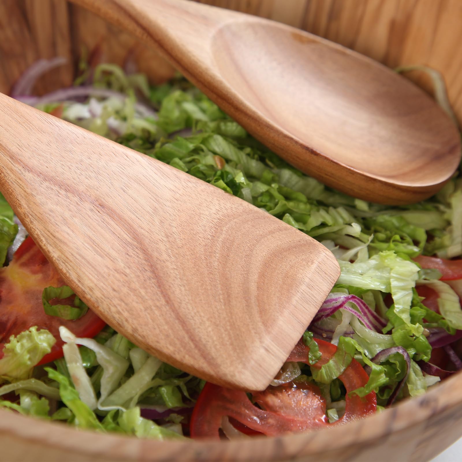 Diseño elegante de MornHalo en madera de acacia para la cocina diaria.