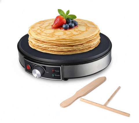 Plancha Morning Star de 12 pulgadas con superficie antiadherente para desmoldar fácilmente.