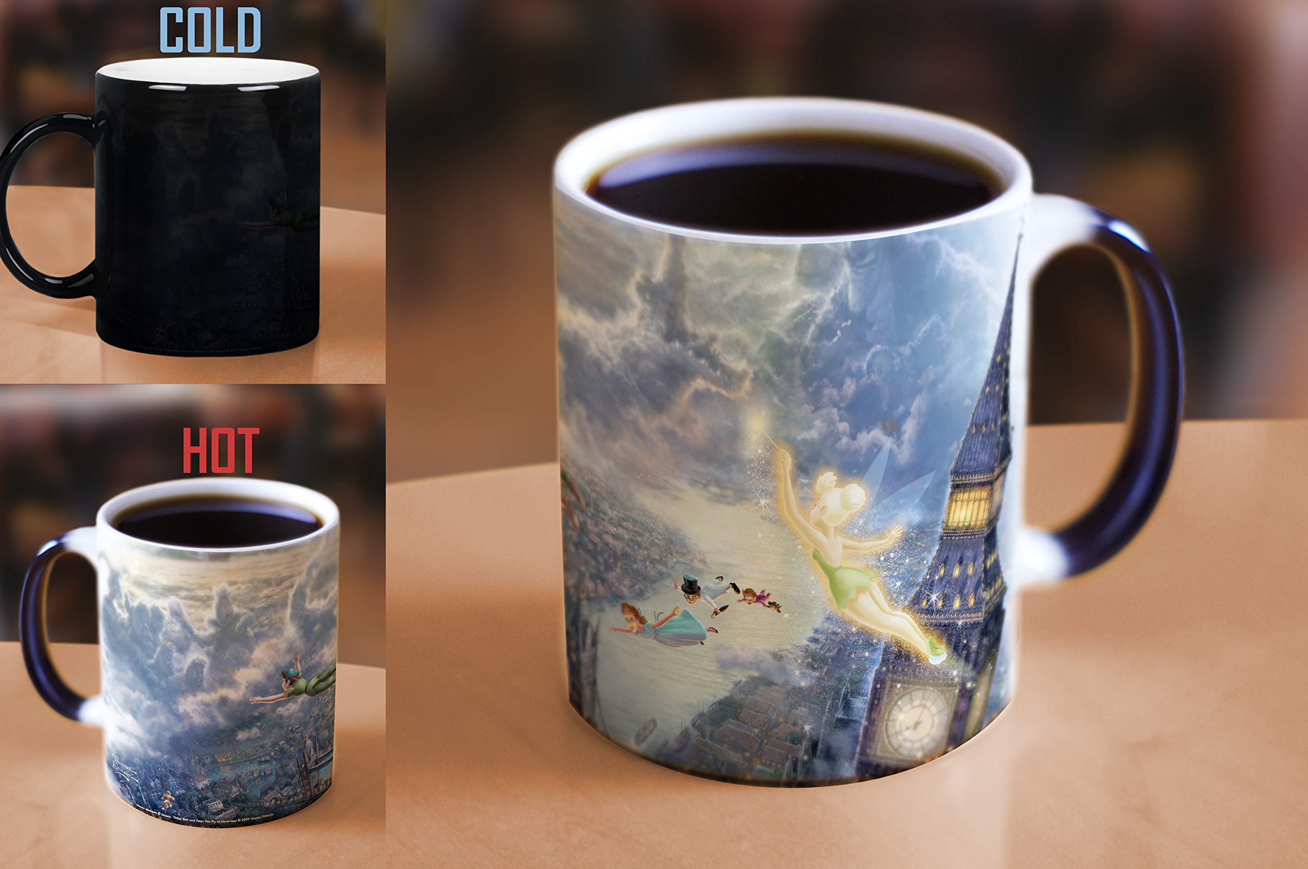 Morphing Mugs Disney Peter Pan: taza 11 onzas para uso diario