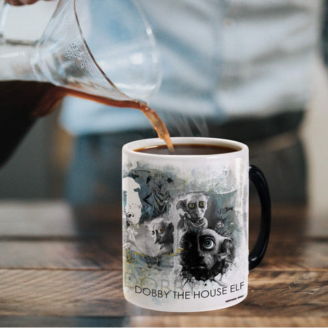 Morphing Mugs Harry Potter Dobby: uso diario seguro para bebidas favoritas.