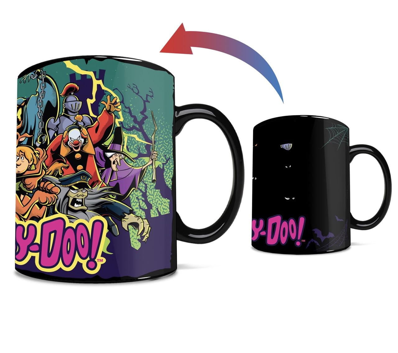 Morphing Mugs Scooby-Doo, imagen completa al calor; convierte tu pausa de café en experiencia.
