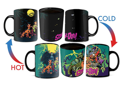 Morphing Mugs Scooby-Doo, imagen oculta revelada al calor; experiencia lúdica para tardes de descanso.