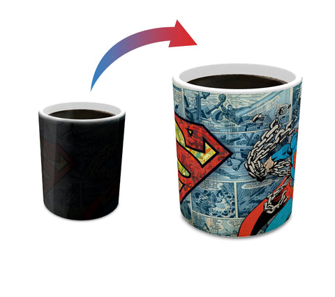 Morphing Mugs Superman: cerámica de calidad hecha en Estados Unidos.