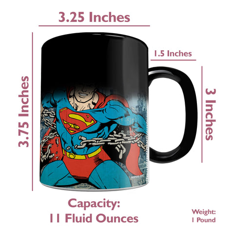 Morphing Mugs Superman: uso diario y colección para aficionados de DC.