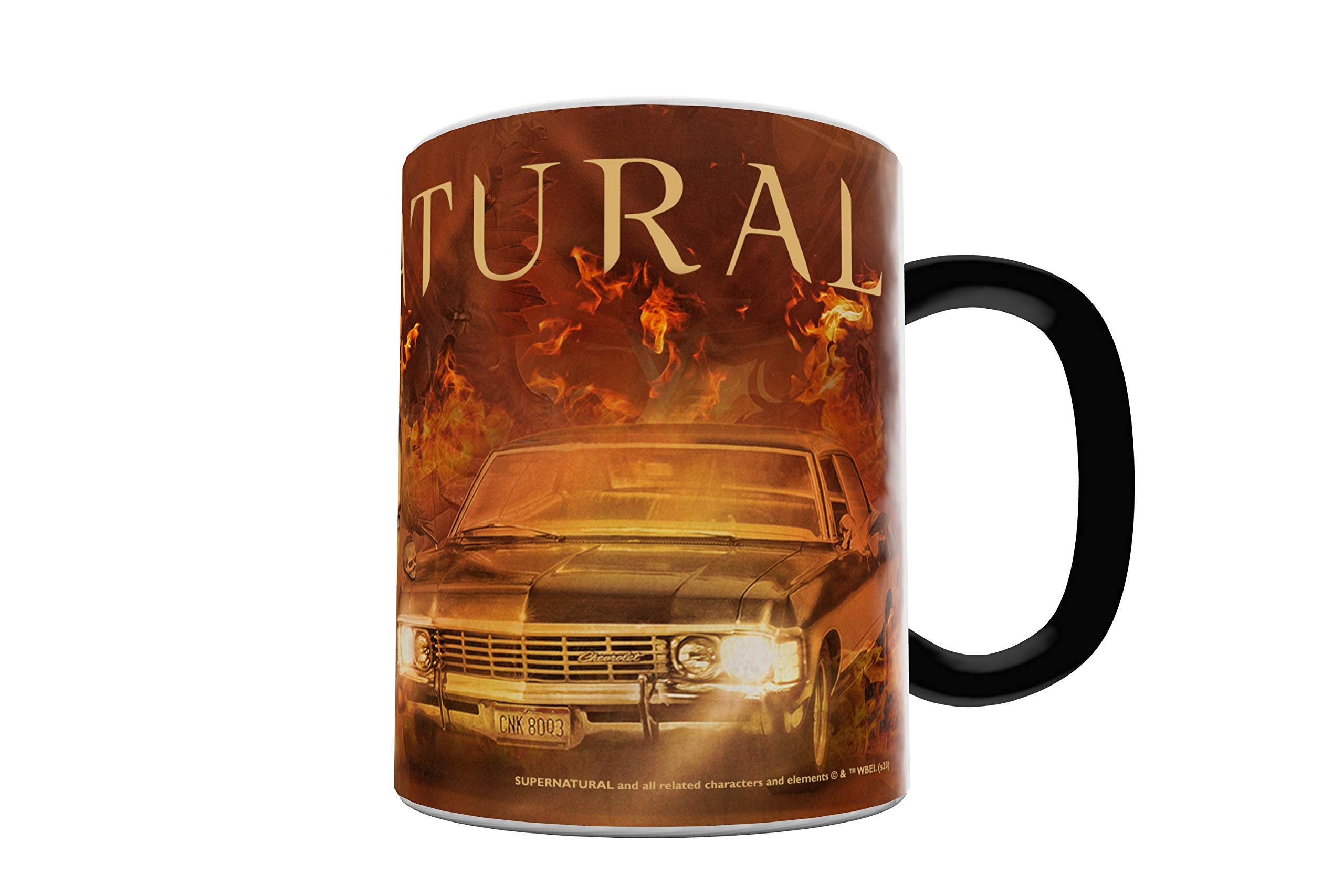 Morphing Mugs Supernatural: cerámica de 11 oz, uso diario en casa.
