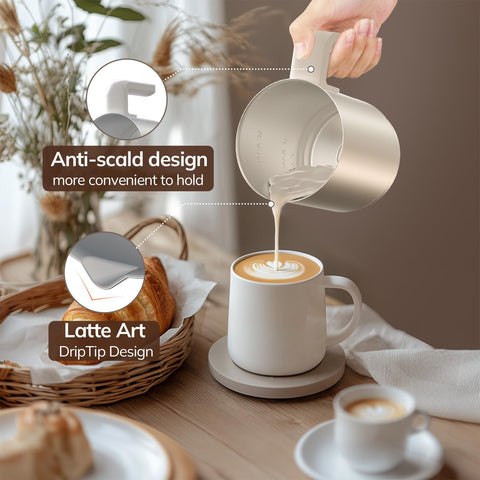 Morpilot espumado rápido para cappuccino y latte cremosos