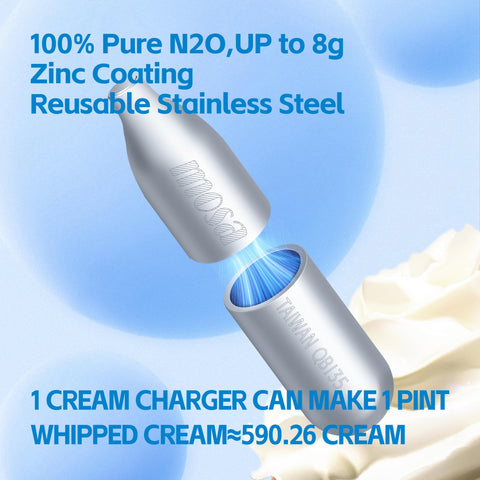MOSA 10 paquetes de unidades para reemplazo de sifones de crema