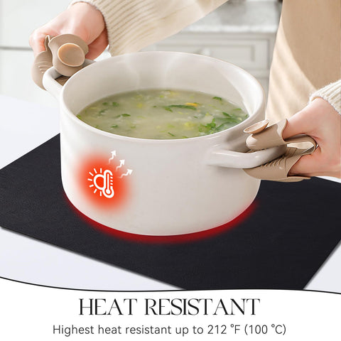 MOSAYT salvamanteles vinilo 2 mm, protección contra calor para vajilla.