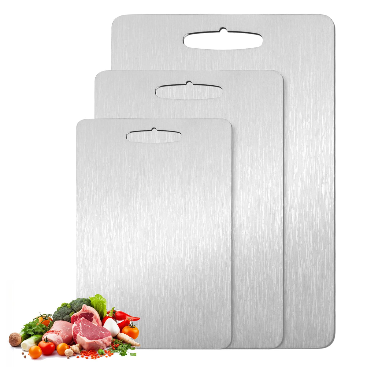 Tabla MOSDOOK de titanio doble cara para higiene avanzada en la cocina