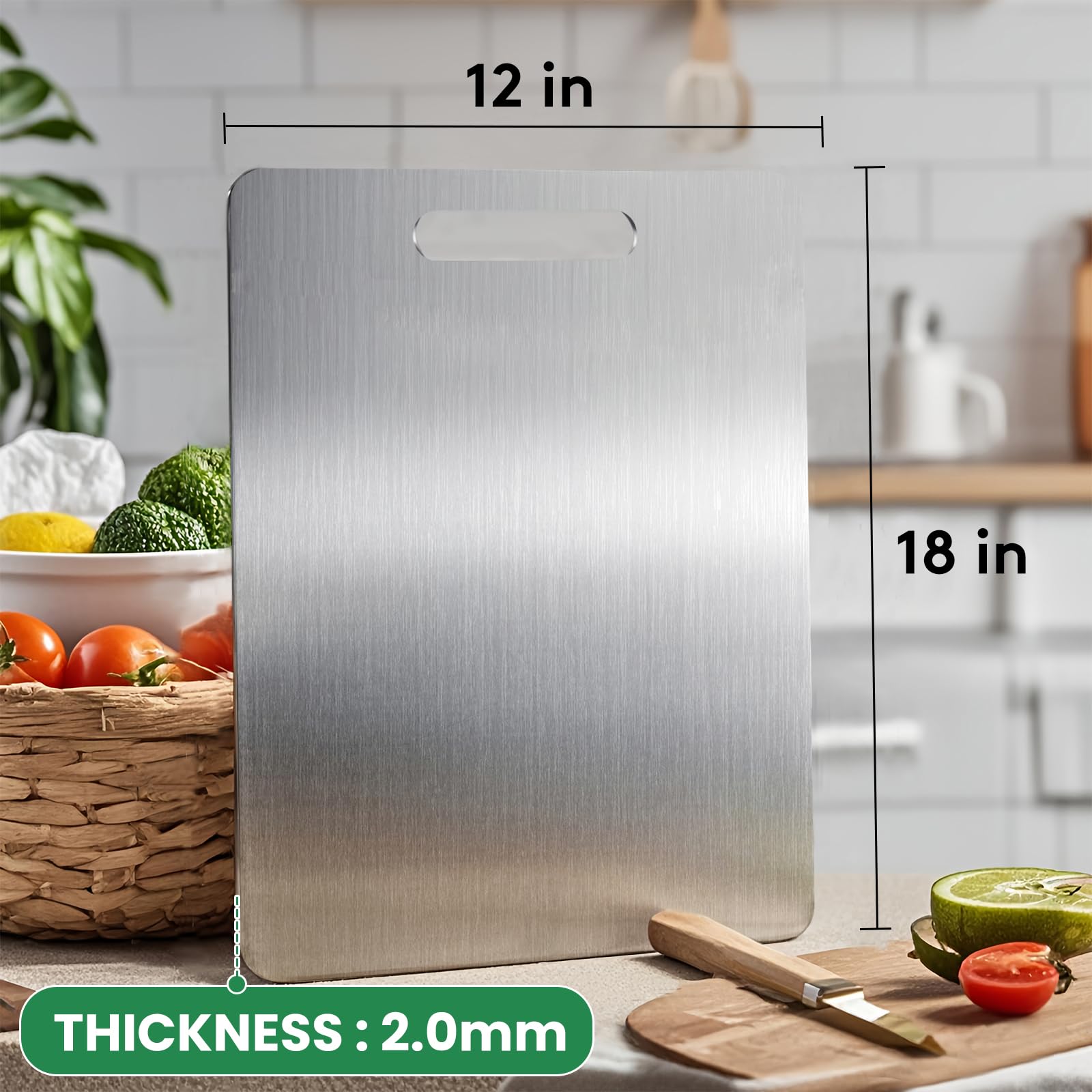 MOSDOOK idea: ideal para cortar carne, verduras y frutas sin transferencias.