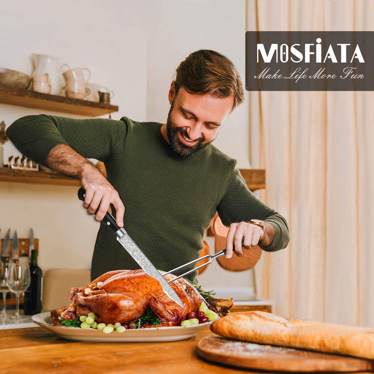 Hoja MOSFiATA resistente a la corrosión para cocina duradera.