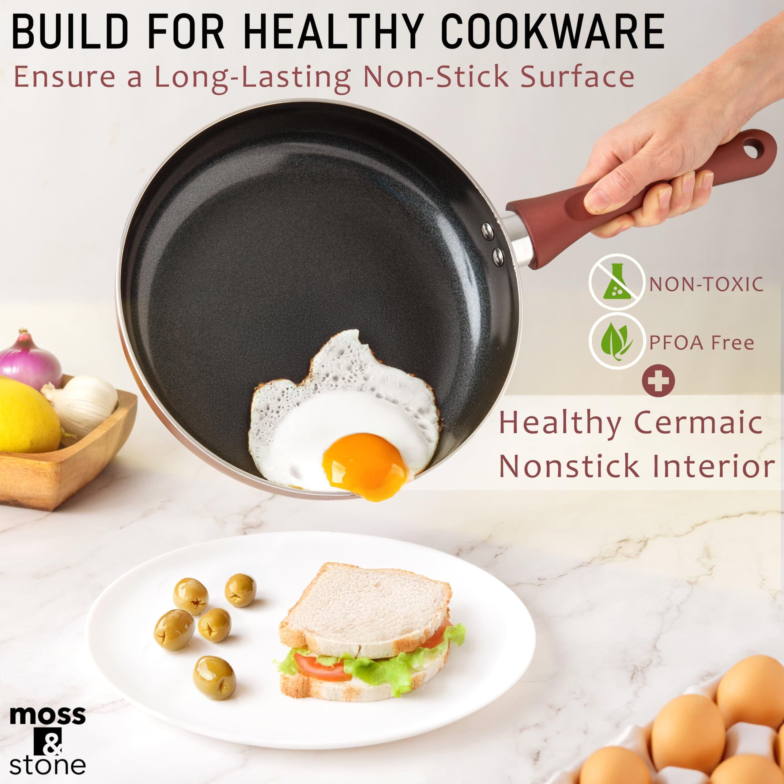 Moss & Stone: mangos ergonómicos que se mantienen fríos durante el uso.