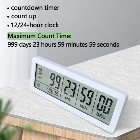 MOSTRUST temporizador 999 días imanes traseros aseguran fijación estable.