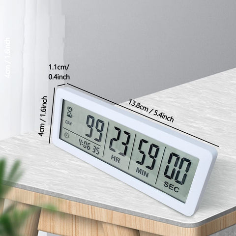 MOSTRUST temporizador digital negro botones fáciles para configurar tiempos