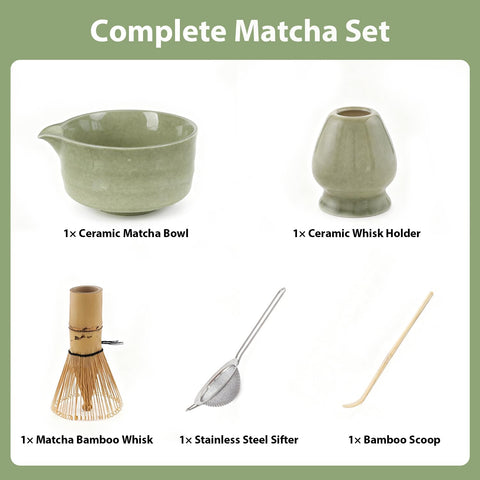 Motase kit de herramientas de matcha para ritual diario