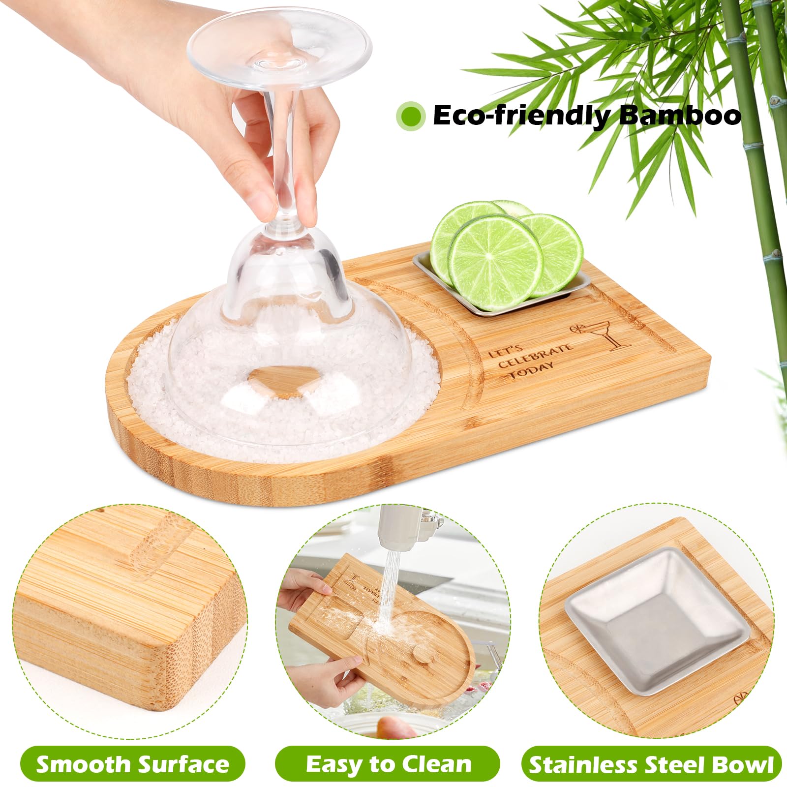 MOTAWEEK base de bambú estable para rimar sin movimientos.