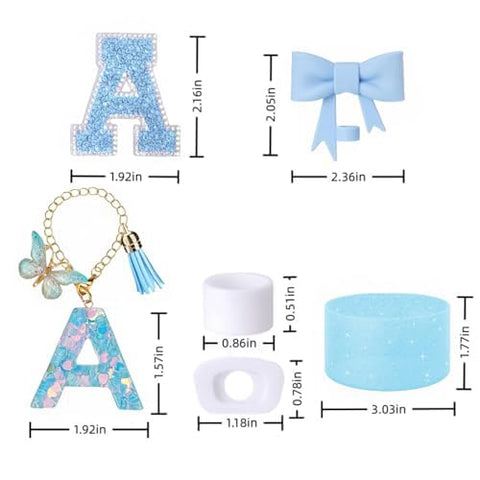 MOTEERLLU conjunto de accesorios azul añade estilo y funcionalidad