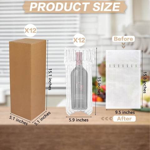 Mototo bolsas protectoras para vino para viajar con botellas