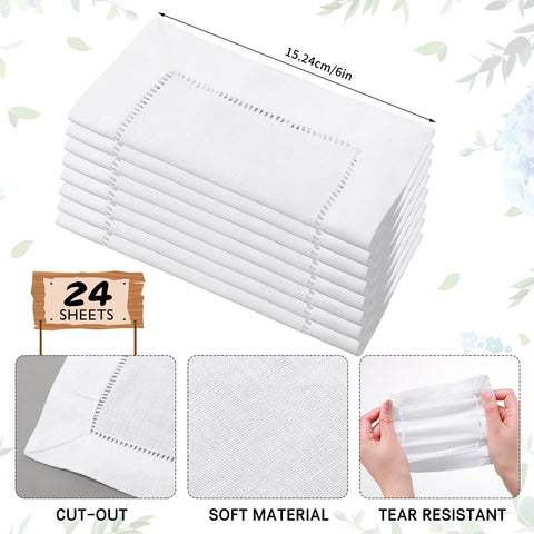 Servilleta con bordes de puntilla de Moukeren para cenas formales