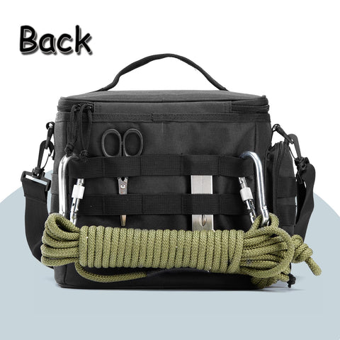MOV COMPRA bolsa-almuerzo-tactica-para-hombres-molle-sistema, MOLLE para accesorios y herramientas.