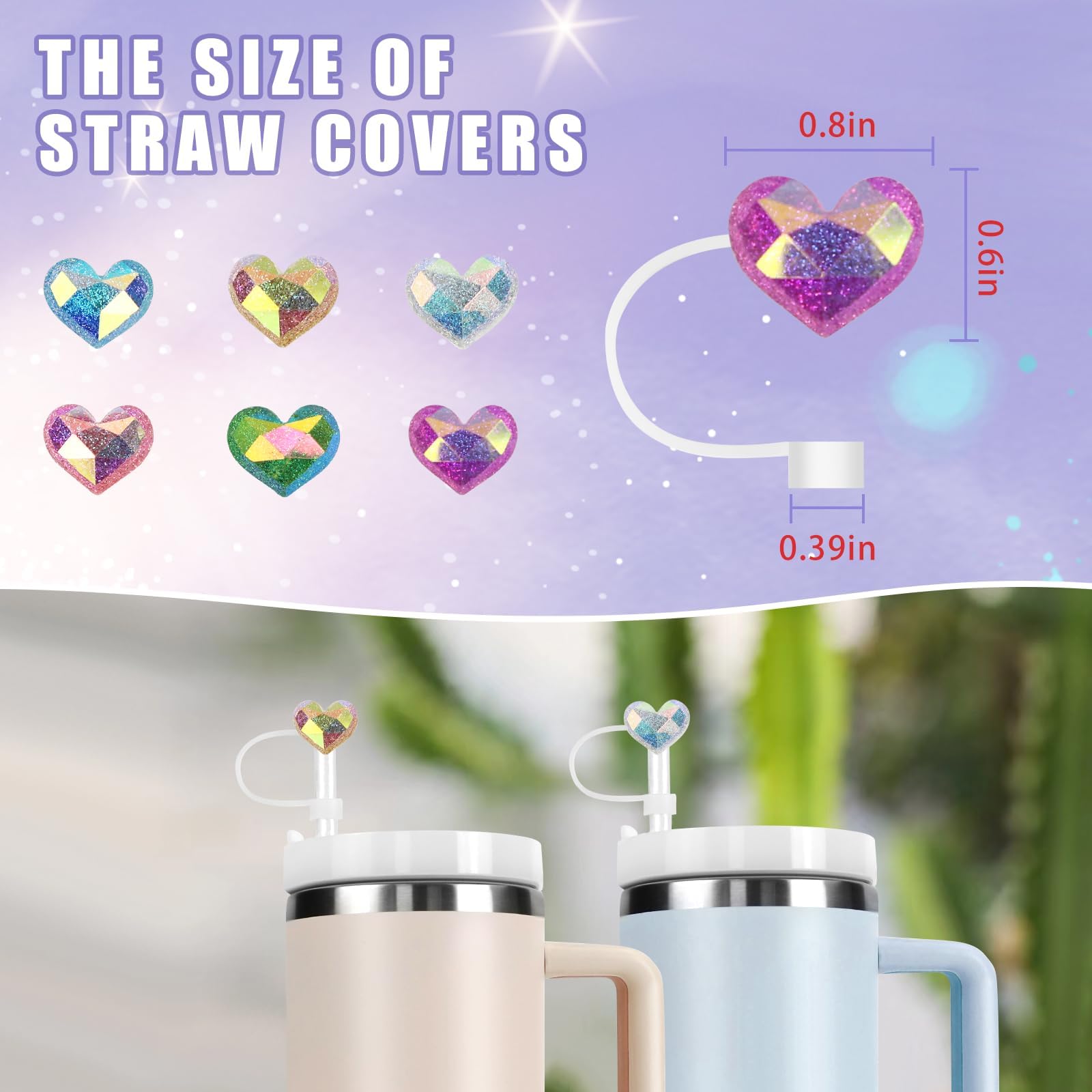 Toppers reutilizables de silicona para uso diario.