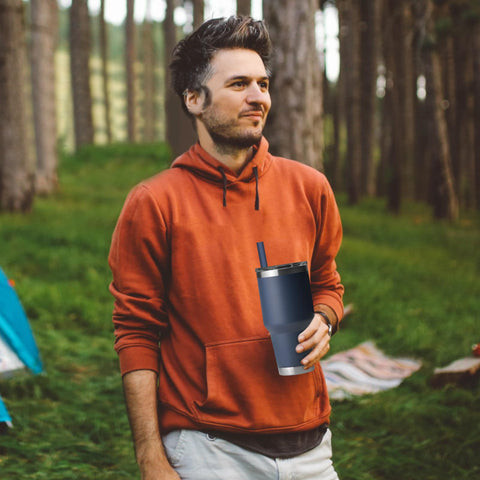 Uso diario con Yeti magslider para beber cómodo.