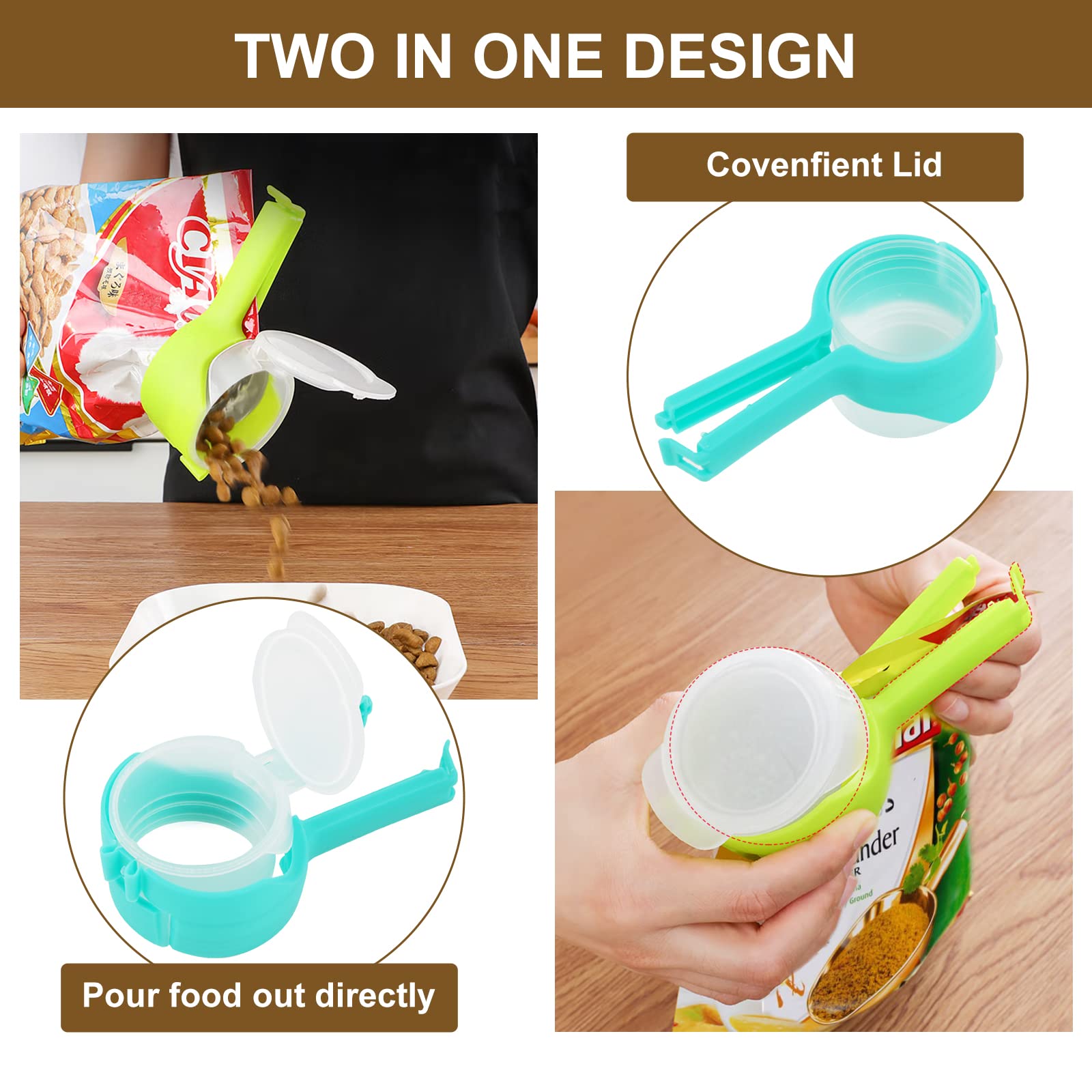 Cierres Moylie — sello hermético para alimentos, ideal para mascotas.