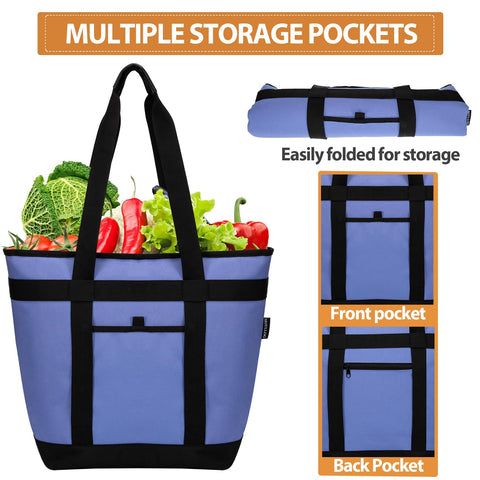 MOYLLOG bolsa termo insulada grande, perfecta para compras y comidas en ruta
