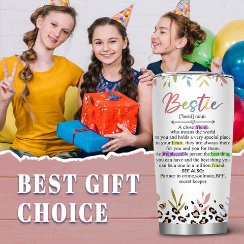 MoYueno Bestie regalo para amiga, perfecto para cumpleaños y fiestas.
