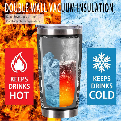 MoYueno Pilot Tumbler doble pared aislante mantiene temperatura.