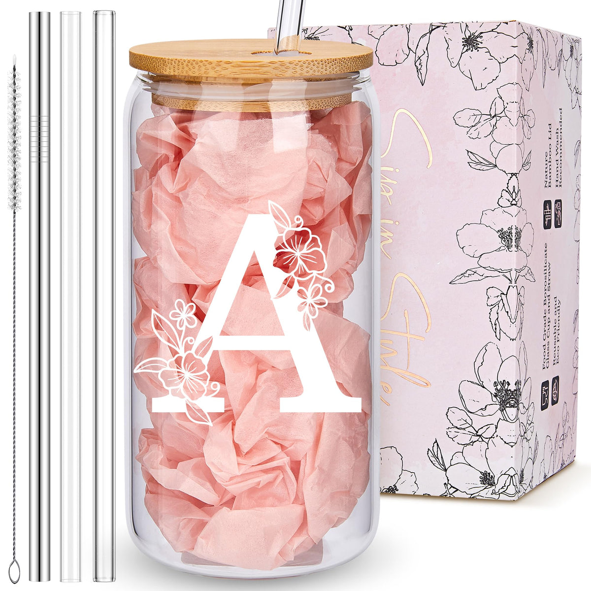 Mozaba taza personalizada con monograma, regalo único para mujeres que aprecian detalles
