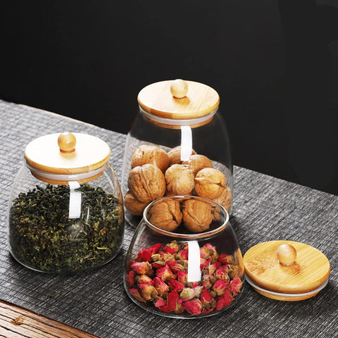 Mozacona frasco para galletas y snacks con estilo decorativo.