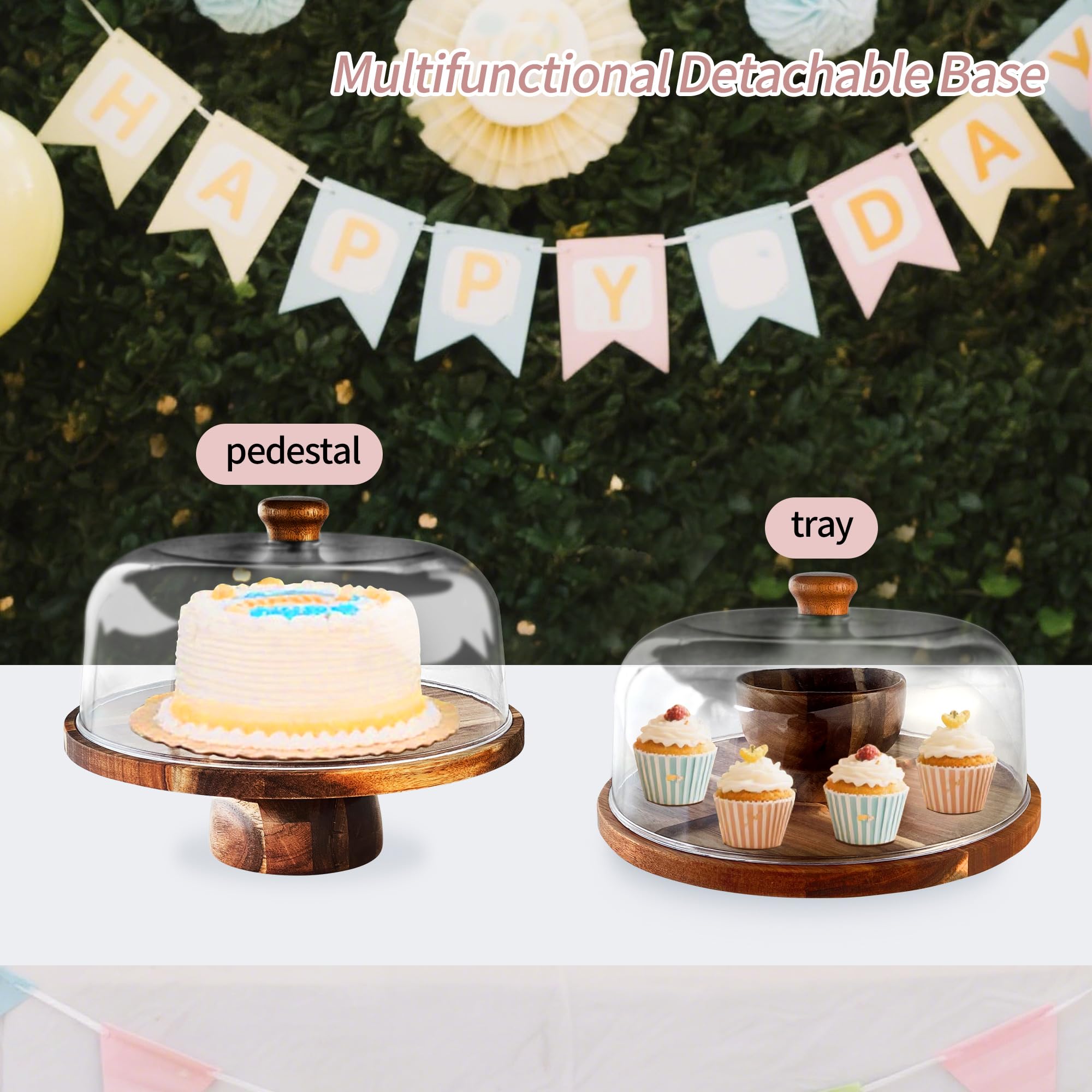 Mozphae plato para frutas y aperitivos, ideal para buffet en casa