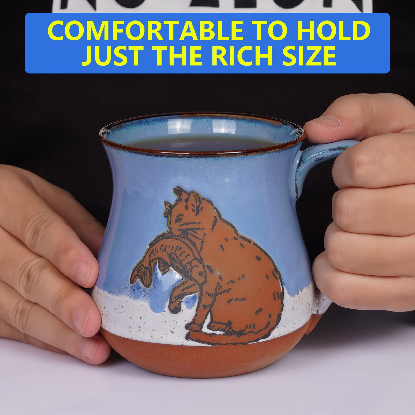 MPotTo taza para oficina y viaje, compañera diaria para pausas.